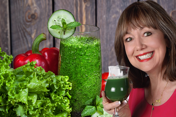 Juice & Raw Foods Retreat; image of "The Juice Lady" Cherie Calbom